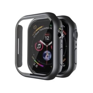 Apple Watch Series 7 Tempered Glass Case 41mm Size Black - Image 1