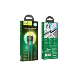 Hoco X14 60W Type C to Type C Fast Charging Cable 1M - Image 1